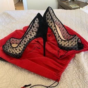 Christian Louboutin Lace Stilleto